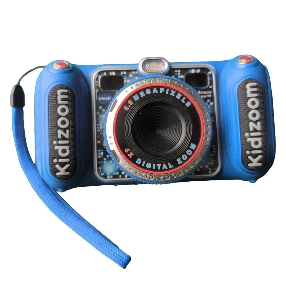 VTech Kidizoom Duo DX Blue With Case 4x Digital Zoom 5 Megapixels With Casemate - Picture 3 of 5
